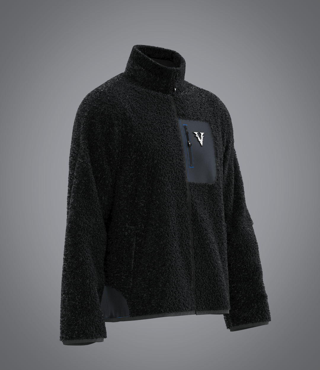 Veste double face React