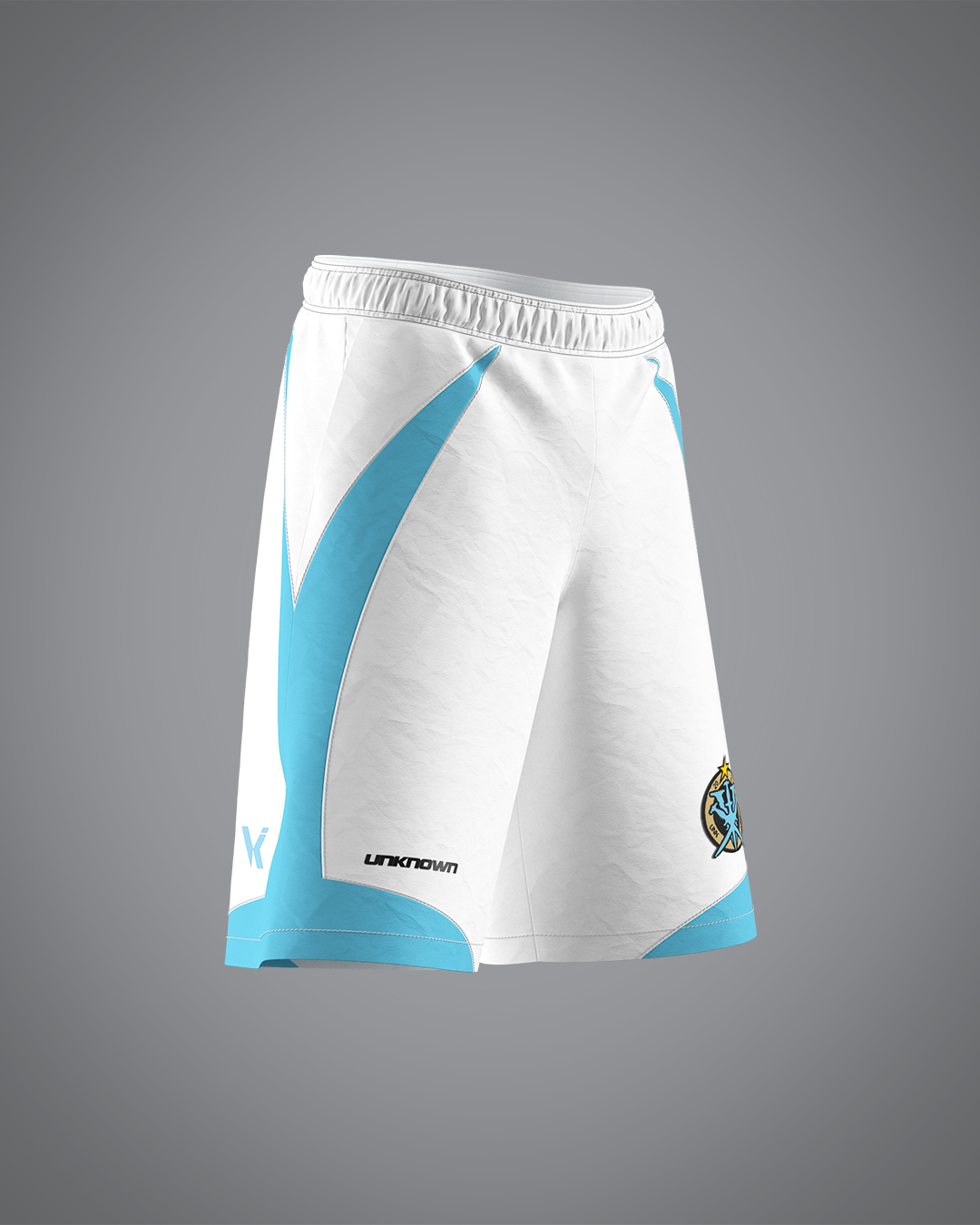 VRUNK X UNKNOWN - TRACK SHORT WHITE