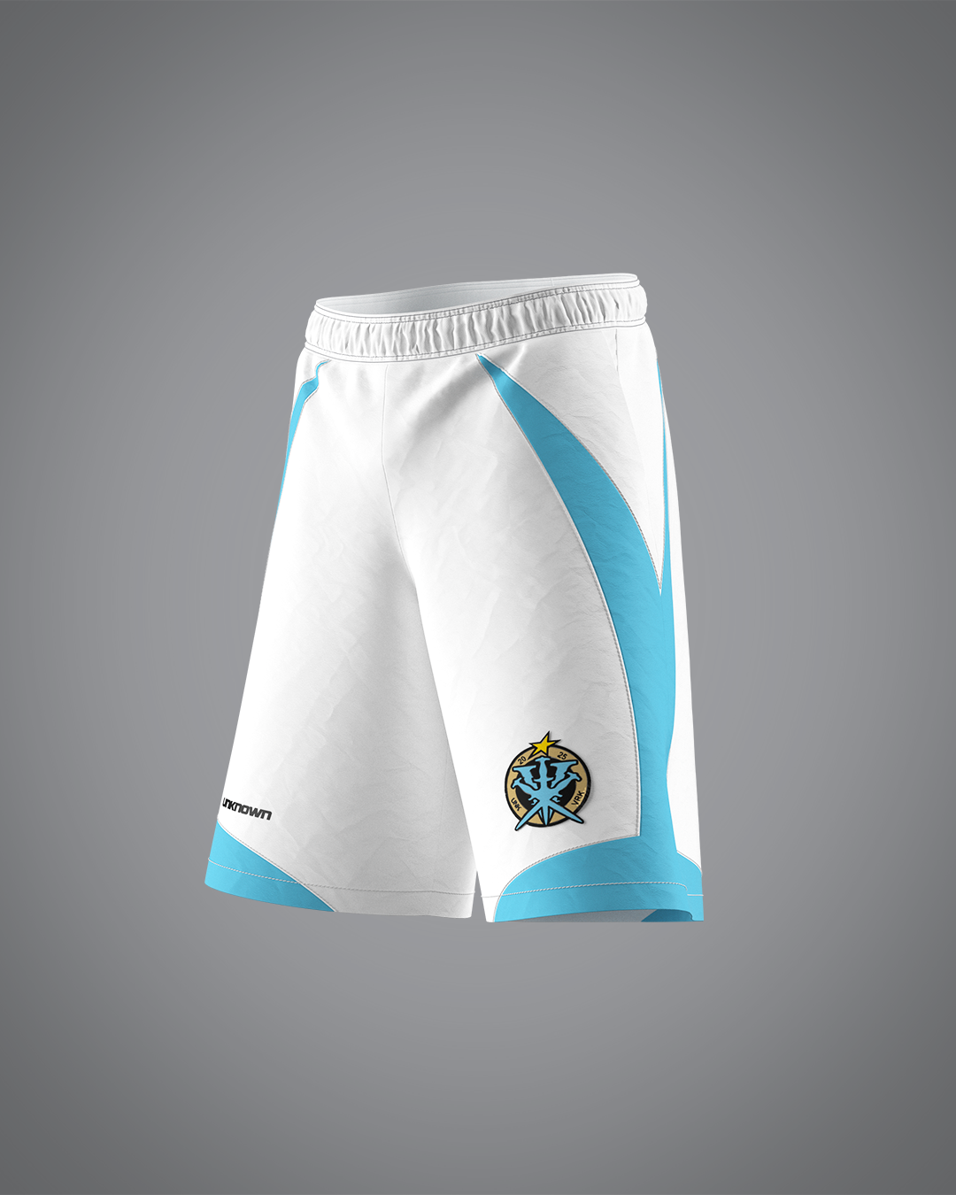 VRUNK X UNKNOWN - TRACK SHORT WHITE